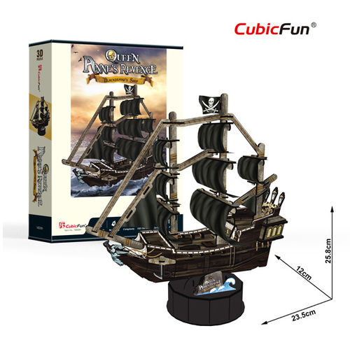 CubicFun 3D-Puzzle - Queen Anne`s Revenge (Blackbeard`s Ship)