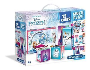 Clementoni Würfelpuzzle - Frozen - 12 Würfel - Multi play