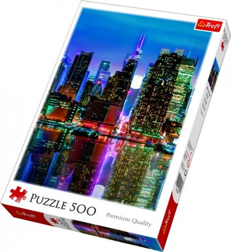Trefl - Vollmond über Manhattan - 500 Teile Puzzle