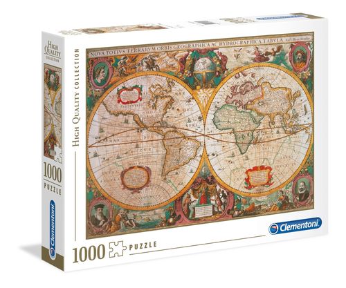 Clementoni - Antike Weltkarte - 1000 Teile