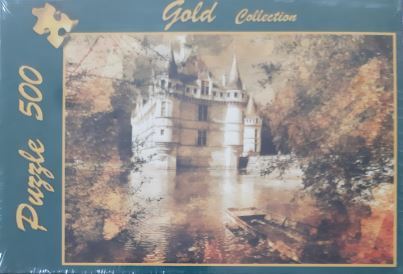 Gold - Chateau of Azay le Rideau - 500 Teile