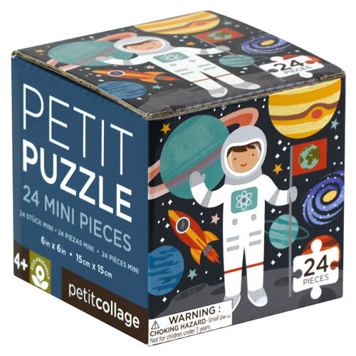Petit Collage - Astronaut - Petit Puzzle - 24 Teile