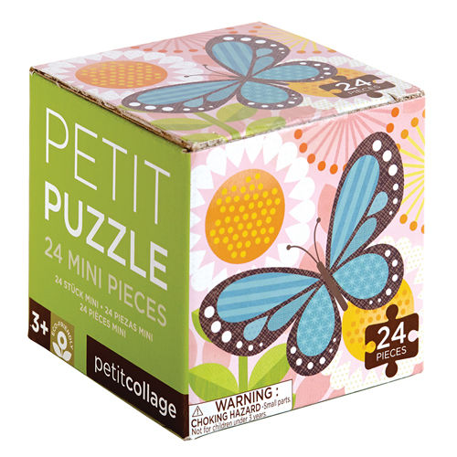 Petit Collage - Schmetterling - Petit Puzzle - 24 Teile
