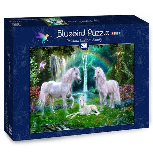 Bluebird Kids - Rainbow Unicorn Family - 260 Teile