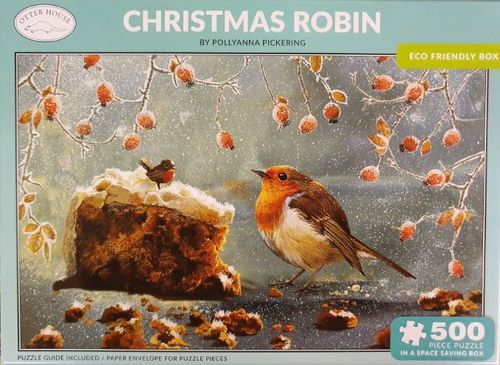 Otter House - Christmas Robin - 500 Teile