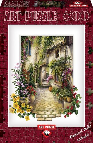 Art Puzzle - In the small Flower Village - 500 Teile