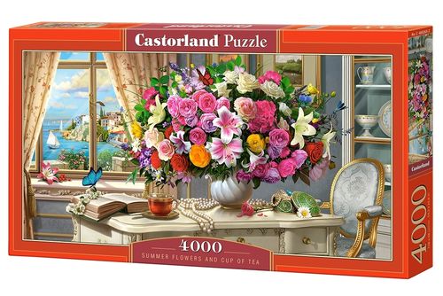 Castorland - Summer Flowers and Cup of Tea - 4000 Teile