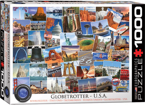 Eurographics - Globetrotter, U.S.A. - 1000 Teile
