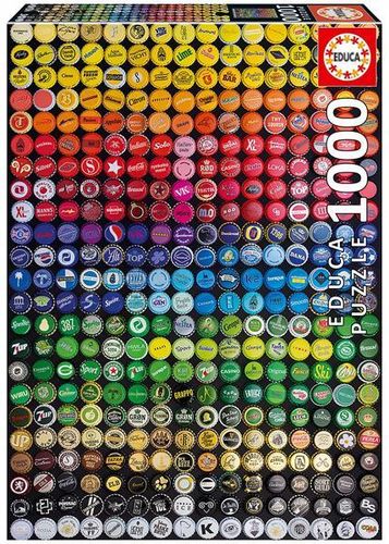 Educa - Flaschendeckel Collage - 1000 Teile