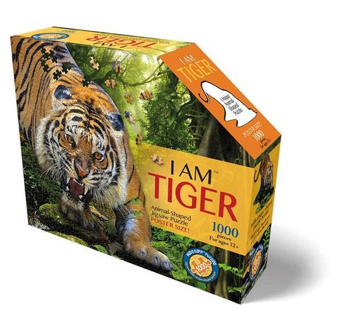 Madd Capp - Tiger - Formpuzzle - 1000 Teile