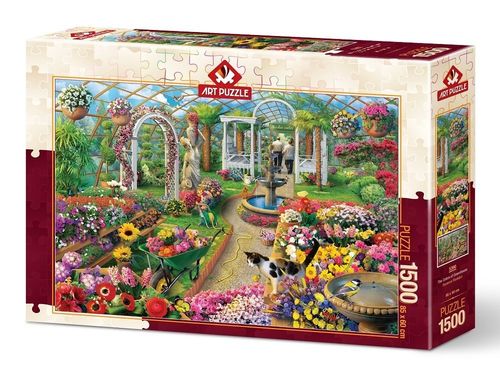Art Puzzle - The Colors of Greenhouse - 1500 Teile
