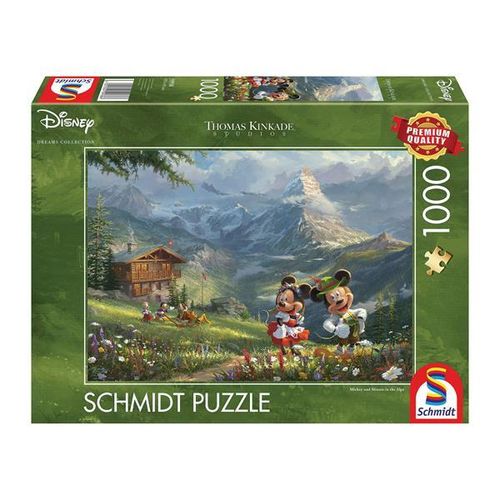 Schmidt - Disney: Mickey and Minnie in the Alps - 1000 Teile