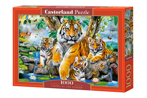 Castorland - Tigers by the Stream - 1000 Teile
