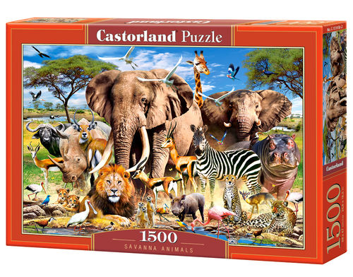 Castorland - Savanna Animals - 1500 Teile
