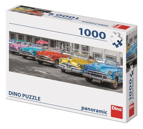 Dino - Cars Meeting - 1000 Teile Panorama