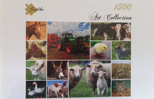 Grafika - Collage - Bauernhoftiere - 1500 Teile