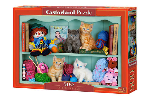 Castorland - Kitten Shelves - 500 Teile