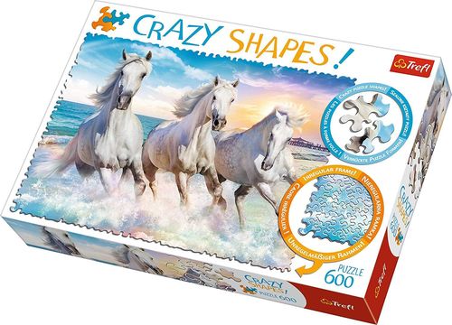 Trefl - Crazy Shapes - Galloping among the Waves - 600 Teile