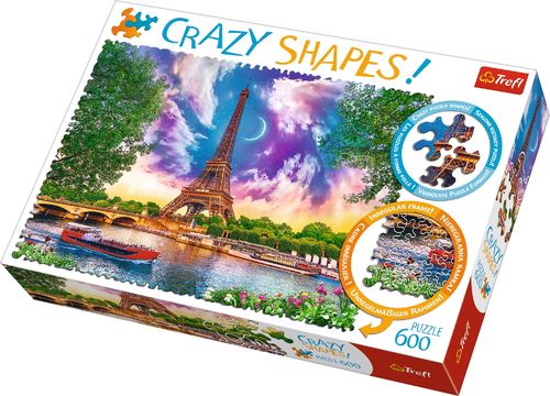 Trefl - Crazy Shapes - Sky over Paris - 600 Teile
