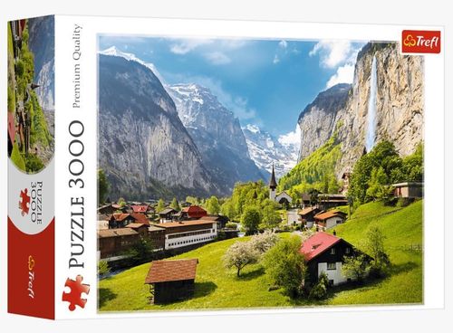 Trefl 1500 Piece Jigsaw Puzzle Oberhofen Castle Switzerland 
