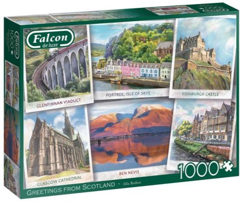 Falcon - Greetings from Scotland - 1000 Teile
