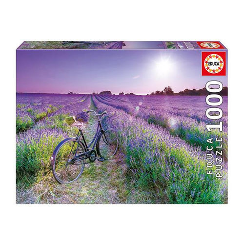 Educa - Fahrrad im Lavendelfeld - 1000 Teile