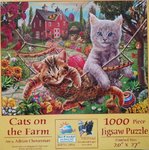 Sunsout - Cats on the Farm - 1000 Teile