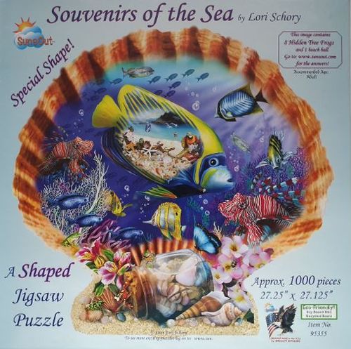 Sunsout - Souvenirs of the Sea - 1000 Teile Form