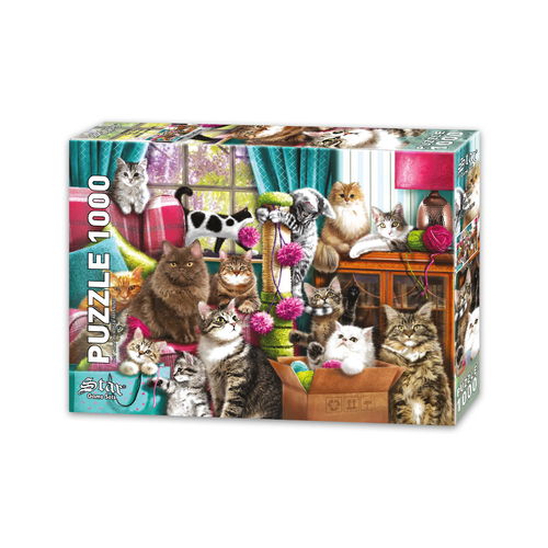 Star Puzzle - Cats&Cats - 1000 Teile