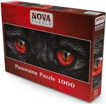 Nova Puzzle - Katzenaugen - 1000 Teile Panorama
