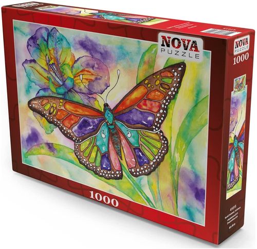 Nova Puzzle - Bunter Schmetterling - 1000 Teile