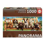 Educa - Puppies on a bench - 1000 Teile Panorama