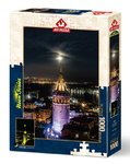 Art Puzzle - Galata Tower - 1000 Teile Neon