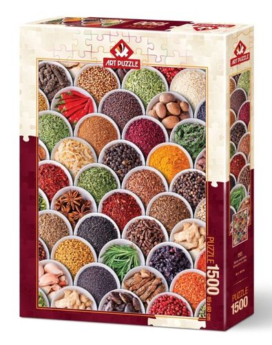 Art Puzzle - Spices and Herbs - 1500 Teile