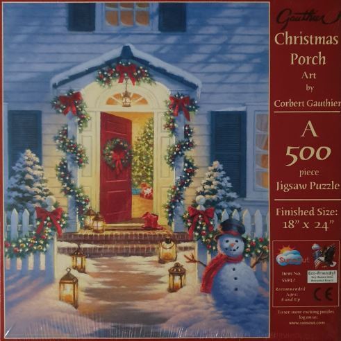 SunsOut - Christmas Porch - 500 Teile