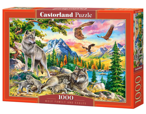 Castorland - Wolf Family and Eagles - 1000 Teile