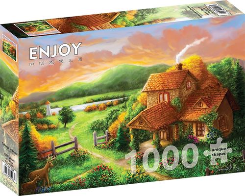 Enjoy Puzzle - Cottage at Dusk - 1000 Teile