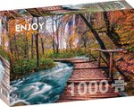 Enjoy Puzzle - Forest Stream in Plitvice, Croatia - 1000 Teile