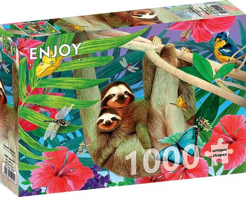 Enjoy Puzzle - Sweet Sloths - 1000 Teile