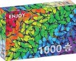 Enjoy Puzzle - Rainbow Butterflies - 1000 Teile