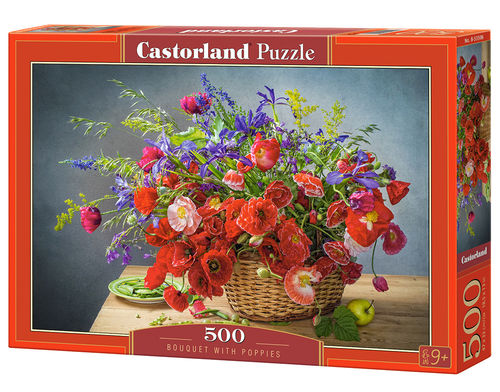 Castorland - Bouquet with Poppies - 500 Teile