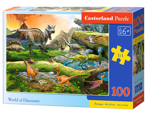 Castorland - World of Dinosaurs - 100 Teile