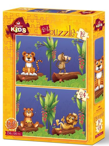 Art Puzzle Kids - The Friends in the Forest - 2er Set