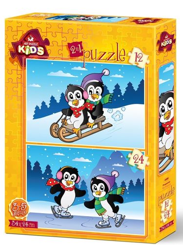 Art Puzzle Kids - The Penguins - 2er Set