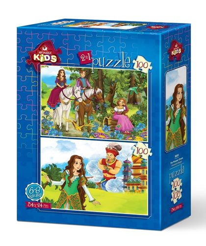 Art Puzzle Kids - The Princess Dream - 2x100 Teile