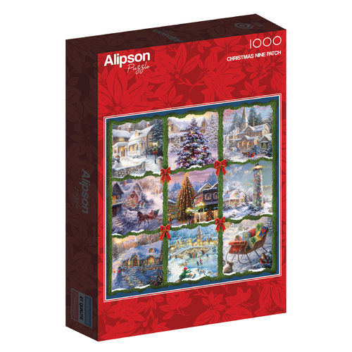 Alipson - Christmas nine patch - 1000 Teile