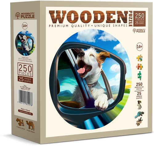 Wooden.City - Happy Dog - 250 Teile