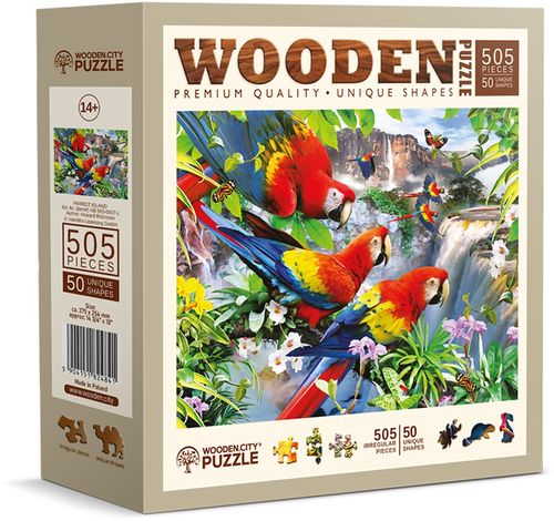Wooden.City - Parrot Island - 505 Teile