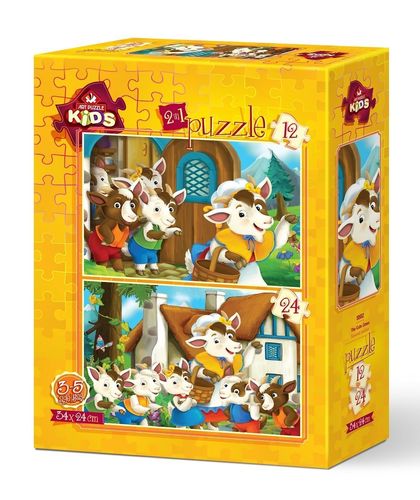 Art Puzzle Kids - The Cute Cows - 2er-Set