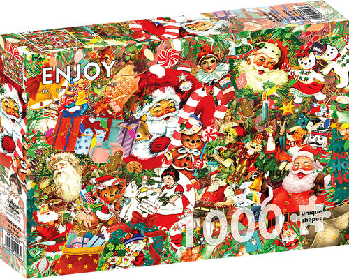 Enjoy Puzzle - A Vintage Christmas - 1000 Teile